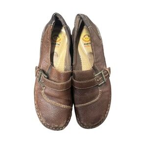 Vintage Y2k Style Earth Spirit | Kenzie Brown Leather Loafers | women's size 7.5